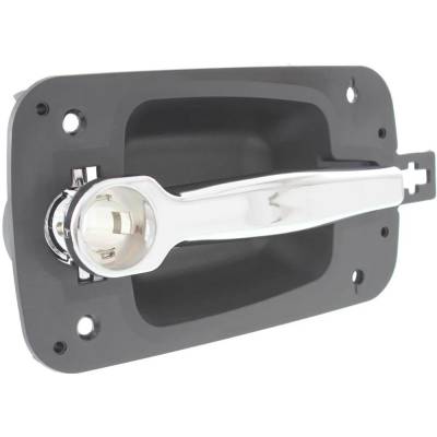 Rareelectrical - New Chrome Lever Exterior Door Handle Compatible With International 4100 Base 8 Cyl 6.0L Prostar Pro - Image 3