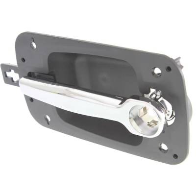 Rareelectrical - New Chrome Lever Exterior Door Handle Compatible With International 4100 Base 8 Cyl 6.0L 4300Lp Base - Image 2