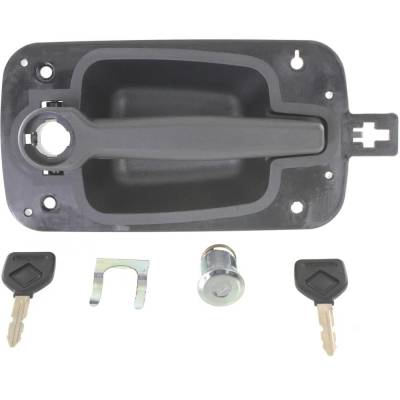 Rareelectrical - New Textured Black Exterior Door Handle Compatible With International 8500 Transtar Base 6 Cyl 10.8L - Image 1