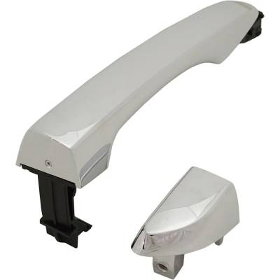 Rareelectrical - New Chrome Exterior Door Handle Compatible With Hyundai Tucson Noir Tucson Essential Tucson Premium - Image 2