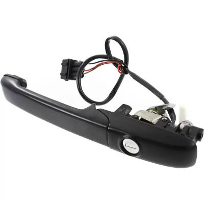 Rareelectrical - New Textured Black Exterior Door Handle Compatible With Volkswagen Passat Glx 6 Cyl 2.8L Passat Tdi - Image 2