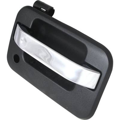 Rareelectrical - New Chrome Lever Exterior Door Handle Compatible With Ford Lincoln F-150 Stx F-150 Lariat F-150 Xl - Image 2