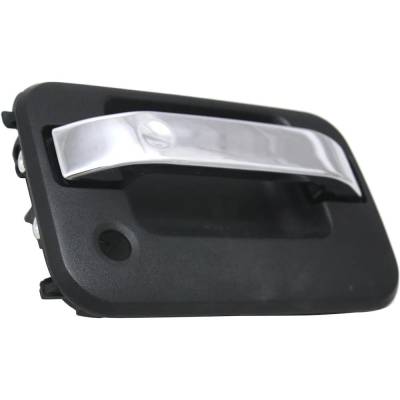 Rareelectrical - New Chrome Lever Exterior Door Handle Compatible With Ford Lincoln F-150 Police Responder F-150 Fx2 - Image 3