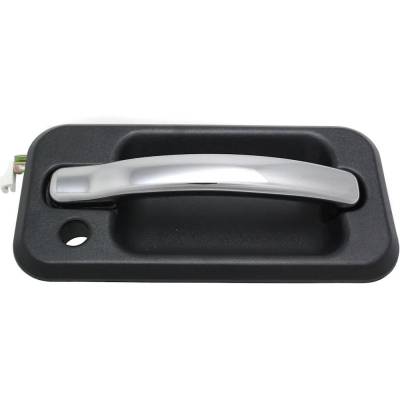 New Chrome Lever Exterior Door Handle Compatible With Hummer H2 Base 8 Cyl 6.0L H2 Base 8 Cyl 6.2L