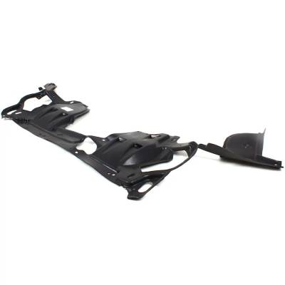 Rareelectrical - New Front Engine Splash Shield Compatible With Honda Accord Ex 6 Cyl 3.5L Accord Hfp 6 Cyl 3.5L - Image 2