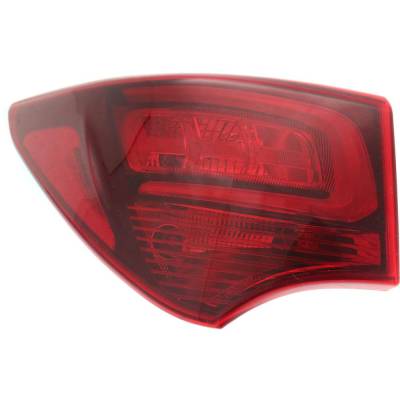 Rareelectrical - New Left Tail Lights Compatible With Hyundai Santa Fe Sport 2.0L 2.4L 2017 2018 By Part Numbers - Image 2