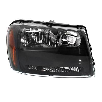 New Right Halogen Headlight Compatible With Chevrolet Trailblazer Lt Sport 2006-2009 By Part Number