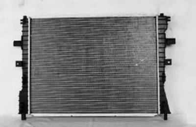 Rareelectrical - New Radiator Assembly Compatible With Lincoln 03-05 4.6L V8 281 Cid Fo3010245 Cu2610 432670 9435 - Image 3