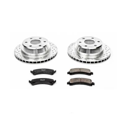 New Brake Disc And Pad Kit Compatible With Cadillac Chevrolet Gmc Suburban 1500 Ls 8 Cyl 5.3L Savana