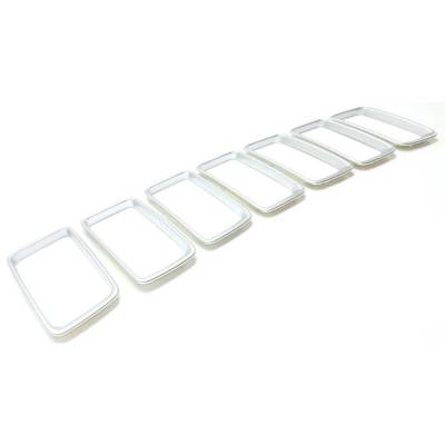 Rareelectrical - New Center Grille Trim Compatible With Jeep Grand Cherokee Srt Grand Cherokee 75Th Anniversary Grand - Image 2