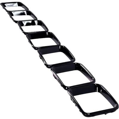 Rareelectrical - New Center Grille Trim Compatible With Jeep Grand Cherokee Srt Grand Cherokee Trackhawk 2017-2021 By - Image 4