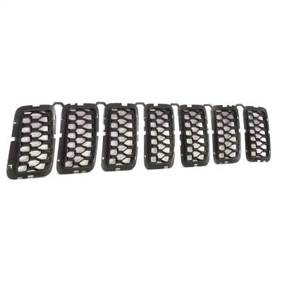 Rareelectrical - New Inner Grille Trim Compatible With Jeep Grand Cherokee Summit Grand Cherokee Wk Laredo Grand - Image 2