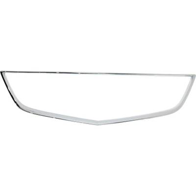 New Center Grille Trim Compatible With Acura Ilx Dynamic Ilx Base Ilx Hybrid 2013-2015 By Ac1202105