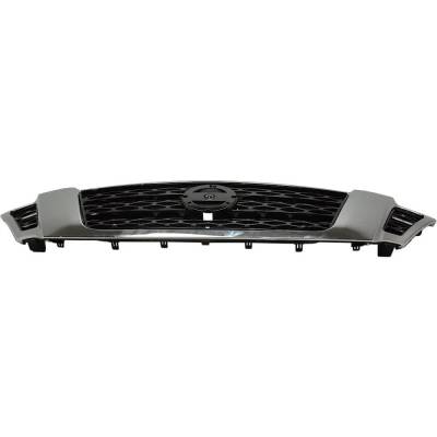 Rareelectrical - New Painted Black Grille Assembly Compatible With Nissan Armada Sl 8 Cyl 5.6L Armada Platinum 8 Cyl - Image 4