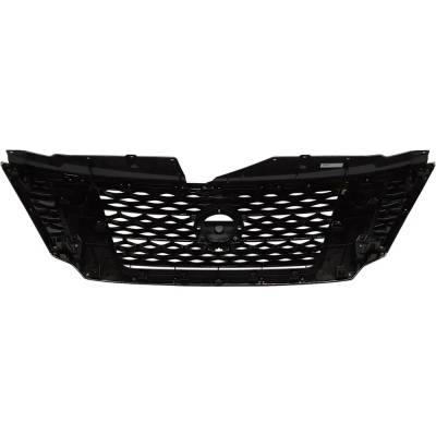Rareelectrical - New Painted Black Grille Assembly Compatible With Nissan Armada Platinum Reserve 8 Cyl 5.6L Armada - Image 5