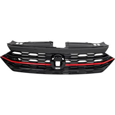 Rareelectrical - New Grille Assembly Compatible With Volkswagen Jetta Gli 35Th Anniversary Edition 4 Cyl 2.0L Jetta - Image 2