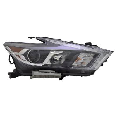 New Right Headlight Compatible With Nissan Maxima Advance Sr Sv 2016 26010-4Rf0a Ni2503235