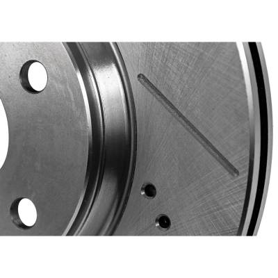 Rareelectrical - New Cross-Drilled And Slotted Brake Disc Compatible With Ford Mustang Gt Premium 8 Cyl 5.0L Mustang - Image 8