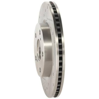 Rareelectrical - New Cross-Drilled And Slotted Brake Disc Compatible With Lexus Scion Toyota Rav4 Platinum 4 Cyl 2.5L - Image 3