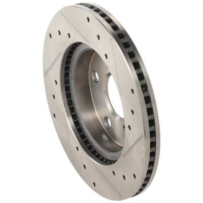 Rareelectrical - New Cross-Drilled And Slotted Brake Disc Compatible With Lexus Scion Toyota Rav4 Platinum 4 Cyl 2.5L - Image 7