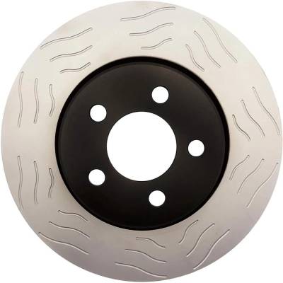Rareelectrical - New Cast Iron Brake Disc Compatible With Chrysler Dodge 300 S 6 Cyl 3.6L Charger Sxt 6 Cyl 3.5L - Image 2