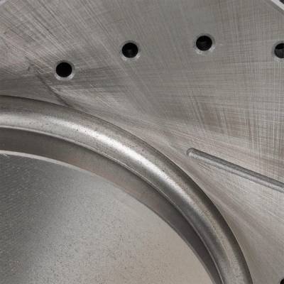 Rareelectrical - New Cross-Drilled And Slotted Brake Disc Compatible With Cadillac Cts Luxury 6 Cyl 3.0L Cts - Image 4