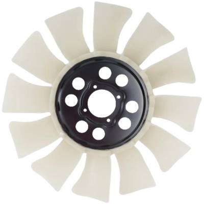 Rareelectrical - New 12 Blades Fan Blade Compatible With Ford Mercury Mountaineer Base 6 Cyl 4.0L Explorer Postal 6 - Image 2