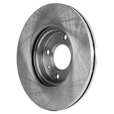 Rareelectrical - New 4 Lugs Brake Disc Compatible With Hyundai Kia Accent Se 4 Cyl 1.6L Rio Sx 4 Cyl 1.6L Accent Gs 4 - Image 4