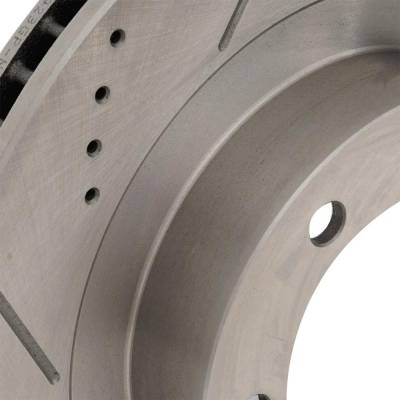 Rareelectrical - New Cross-Drilled And Slotted Brake Disc Compatible With Lexus Toyota 4Runner Limited 6 Cyl 4.0L - Image 4