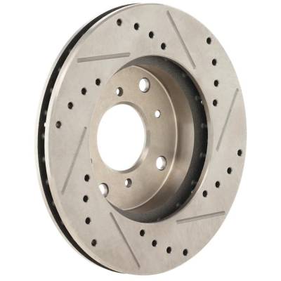 Rareelectrical - New 4 Lugs Brake Disc Compatible With Acura Honda Accord Lx 4 Cyl 2.3L Accord Se 4 Cyl 2.3L Cl - Image 4