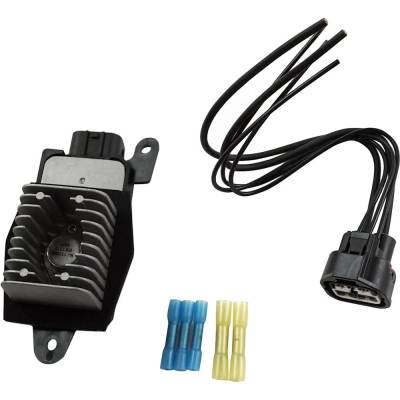 Rareelectrical - New With Pigtail Blower Motor Resistor Compatible With Ford F-550 Super Duty Lariat 8 Cyl 6.0L - Image 1