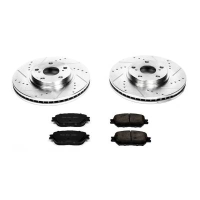 Rareelectrical - New Front Brake Disc And Pad Kit Compatible With Toyota Camry Le 6 Cyl 3.0L Camry Se 6 Cyl 3.3L - Image 2