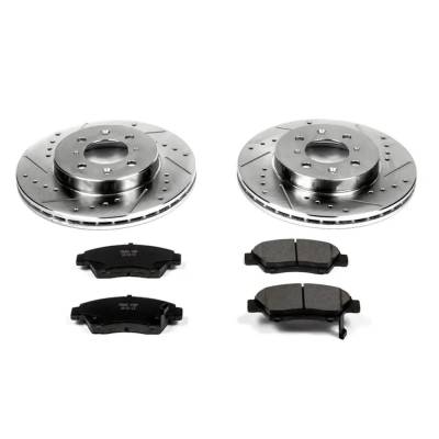 Rareelectrical - 4 Lugs Brake Disc And Pad Kit Compatible With Honda Civic Hybrid 4 Cyl 1.3L 2003-2005 By P15k696 - Image 2