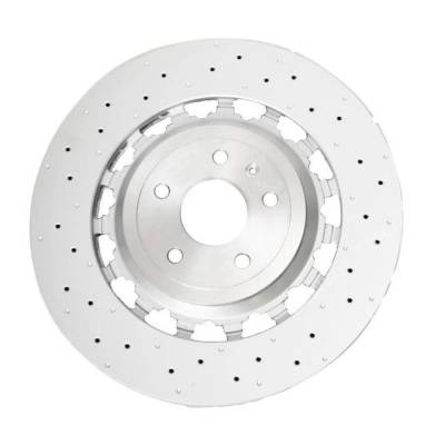 Rareelectrical - Cross-Drilled Brake Disc Compatible With Audi Tt Rs Quattro All Submodels 2018-2022 Shw8s0615301l - Image 2