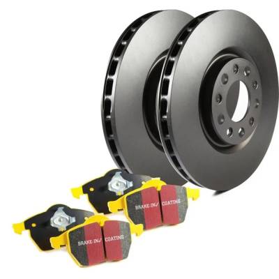 New Aramid Fiber Brake Disc And Pad Kit Compatible With Ford F-150 Fx2 6 Cyl 3.5L F-150 Fx4 8 Cyl