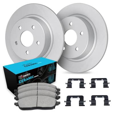 Rareelectrical - New Plain Surface Brake Disc And Pad Kit Compatible With Jaguar Xe Base 4 Cyl 2.0L Xe Prestige 6 Cyl - Image 3