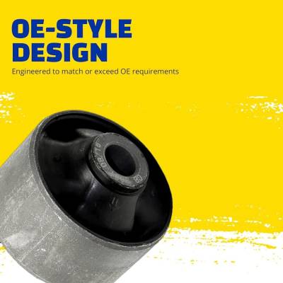 Rareelectrical - New Rubber Control Arm Bushing Compatible With Dodge Jeep Liberty Jet 6 Cyl 3.7L Nitro Heat 6 Cyl - Image 4