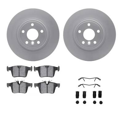 Rareelectrical - New Plain Surface Brake Disc And Pad Kit Compatible With Jaguar Xe R-Sport 6 Cyl 3.0L Xe 300 Sport 4 - Image 1