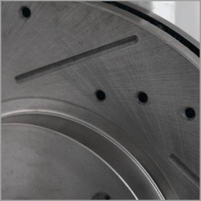 Rareelectrical - New Cross-Drilled And Slotted Brake Disc Compatible With Nissan Cube Base 4 Cyl 1.8L Versa 1.8 S 4 - Image 3