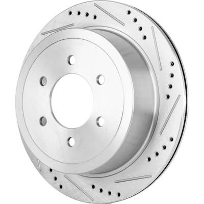 Rareelectrical - New Cross-Drilled And Slotted Brake Disc Compatible With Toyota 4Runner Sr5 6 Cyl 3.0L 4Runner Sr5 4 - Image 7