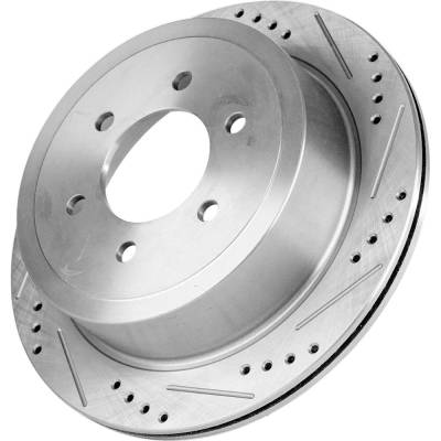 Rareelectrical - New Cross-Drilled And Slotted Brake Disc Compatible With Toyota 4Runner Sr5 6 Cyl 3.0L 4Runner Sr5 4 - Image 8