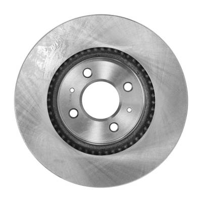 Rareelectrical - New Cast Iron Brake Disc Compatible With Hyundai Kia Accent Essential 4 Cyl 1.6L Accent Sel 4 Cyl - Image 2