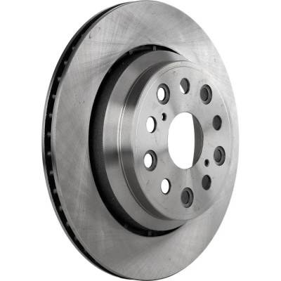 Rareelectrical - New Cast Iron Brake Disc Compatible With Lexus Ls460 L 8 Cyl 4.6L Ls460 Base 8 Cyl 4.6L 2007-2017 By - Image 2