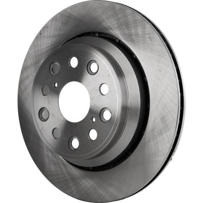 Rareelectrical - New Cast Iron Brake Disc Compatible With Lexus Ls460 L 8 Cyl 4.6L Ls460 Base 8 Cyl 4.6L 2007-2017 By - Image 7