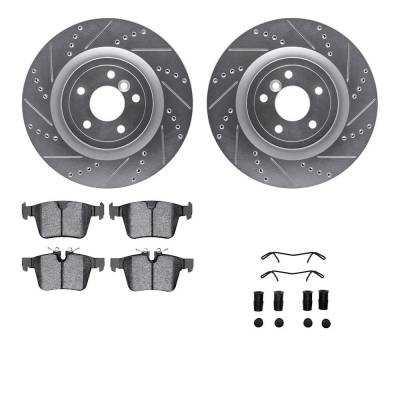 Rareelectrical - New Rear Brake Disc And Pad Kit Compatible With Jaguar Xf R-Sport 6 Cyl 3.0L Xf Prestige 4 Cyl 2.0L - Image 2