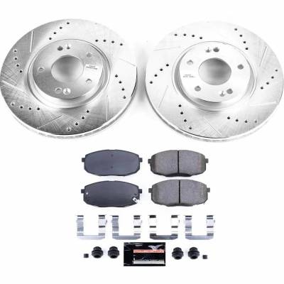 Rareelectrical - New Front Brake Disc And Pad Kit Compatible With Kia Forte Sx 4 Cyl 2.4L Forte Koup Sx Luxury 4 Cyl - Image 2