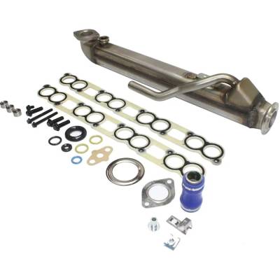 Rareelectrical - New Straight Tube Egr Cooler Compatible With Ford International F-250 Super Duty King Ranch 8 Cyl - Image 2