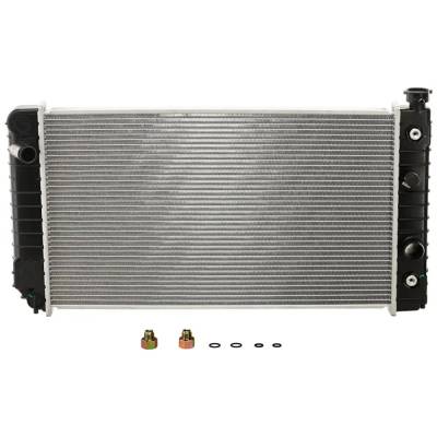 New Aluminum Radiator Compatible With Chevrolet Gmc Oldsmobile S10 Ss 6 Cyl 4.3L Sonoma Base 6 Cyl
