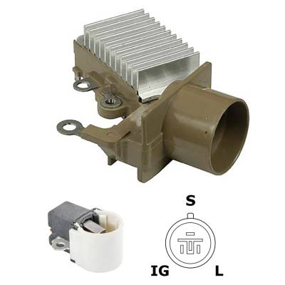 Rareelectrical - New 12V Regulator Kit Fits Mercury Marine Engine 225L 225Xxl Optimax 126000-1770 - Image 3