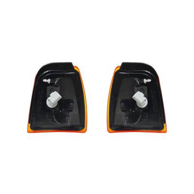Rareelectrical - New Pair Of Turn Signal Lights Compatible With Ford Ranger 2001-05 1L5z15a201aa Fo2521168 - Image 3